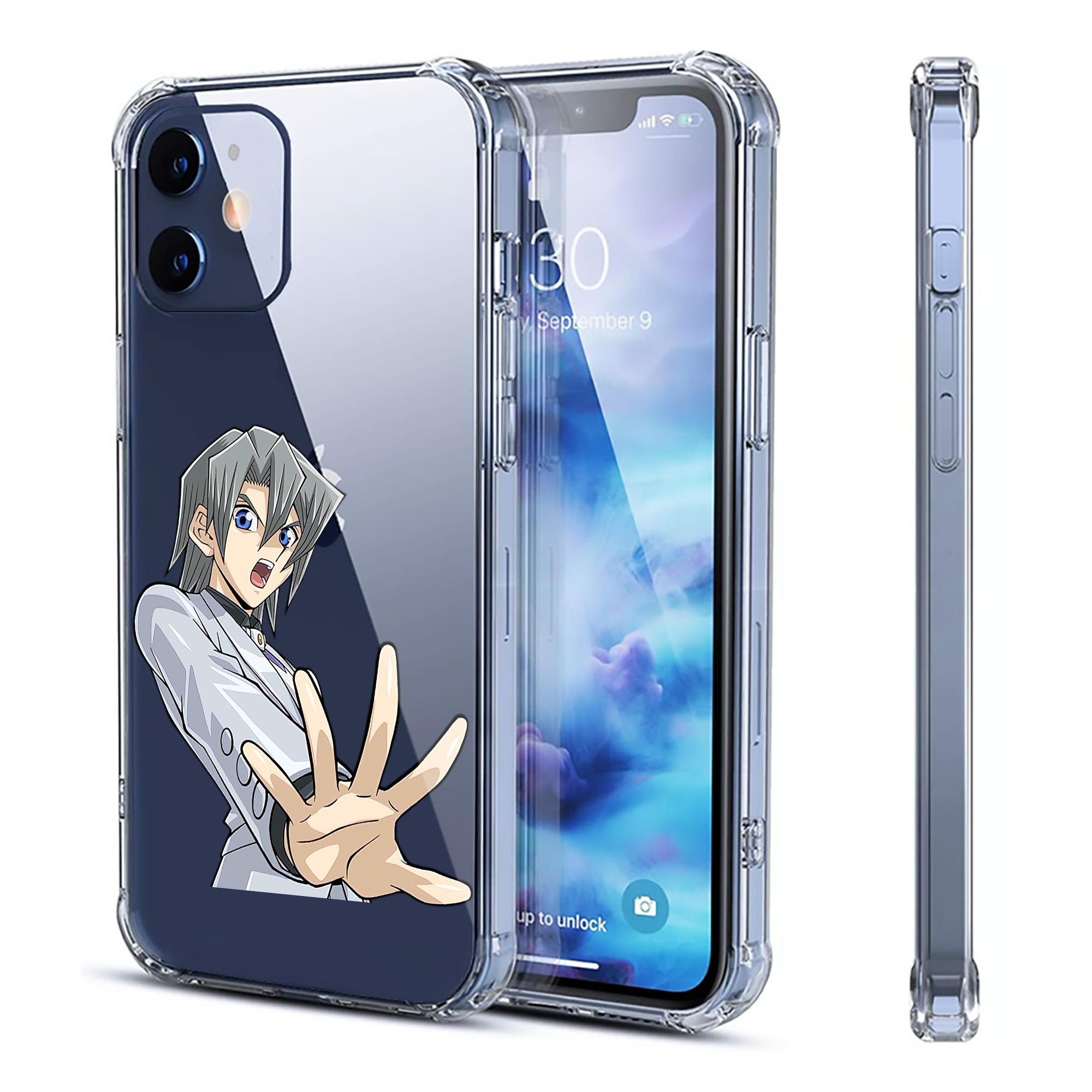 （画像用） 遊☆戯☆王 Yu-Gi-Oh! 【iPhone 12シリーズ対応】透明スマホケース（クリアソフトケース）